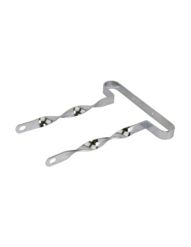 16 Lowrider Flat Twisted Bumper Front/Rear Chrome.